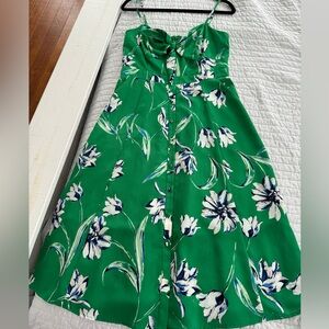 Eliza J green floral dress size 10